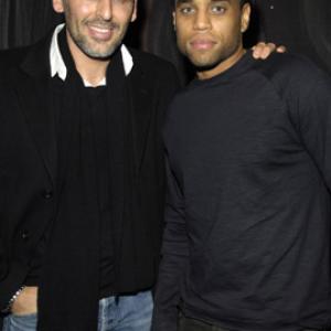 Oded Fehr and Michael Ealy at event of Kruvinas deimantas 2006
