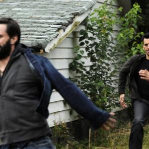 Still of Oded Fehr and Steve Wilkie in Covert Affairs 2010