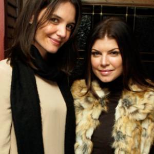 Fergie and Katie Holmes