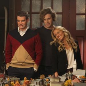 Still of Scott Foley Becki Newton and TJ Miller in The Goodwin Games 2013