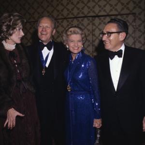 Gerald Ford Betty Ford and Henry Kissinger