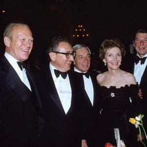 Cedars Sinai Fund Raiser Gerald Ford Henry Kissinger Nancy and Ronald Reagan