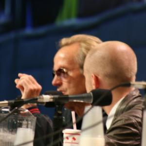Peter Fonda and Ben Foster at the 310 to Yuma panel