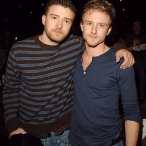 Ben Foster and Justin Timberlake at event of Alfa gauja 2006