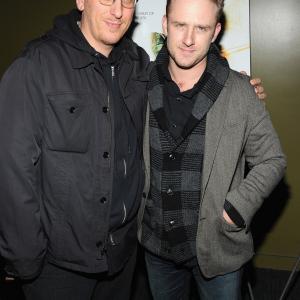 Ben Foster and Oren Moverman at event of Rampart 2011