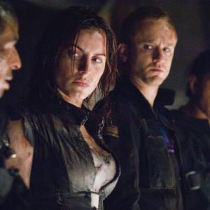 Still of Ben Foster Eddie Rouse Cung Le and Antje Traue in Pandorum 2009