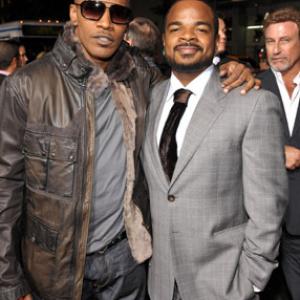 Jamie Foxx and F Gary Gray at event of Law Abiding Citizen 2009