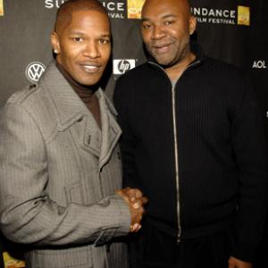 Jamie Foxx and Nelson George at event of Life Support 2007