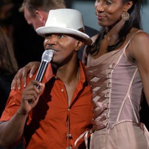Jamie Foxx and Lisa Leslie at event of ESPY Awards 2004