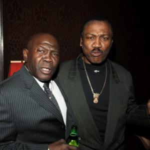 Joe Frazier and Emile Griffith at event of Ring of Fire: The Emile Griffith Story (2005)
