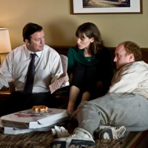Still of Jennifer Garner Louis CK and Ricky Gervais in The Invention of Lying 2009