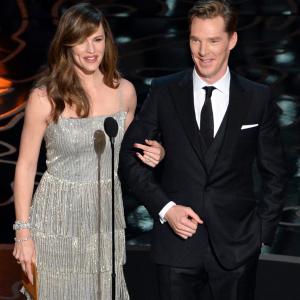 Jennifer Garner and Benedict Cumberbatch at event of The Oscars (2014)