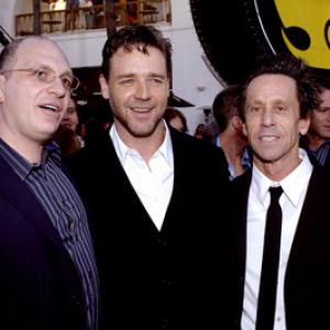 Russell Crowe Brian Grazer and Akiva Goldsman at event of Cinderella Man 2005