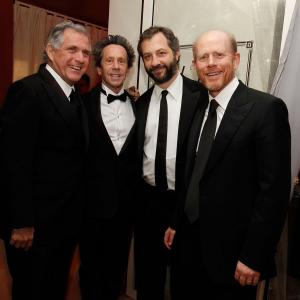 Ron Howard, Brian Grazer, Judd Apatow and Leslie Moonves