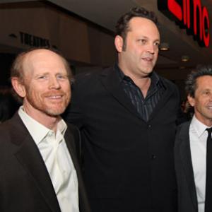 Ron Howard, Vince Vaughn and Brian Grazer at event of Dilema (2011)