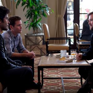 Still of Adrian Grenier Haley Joel Osment and Kevin Connolly in Entourage 2015