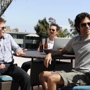 Still of Kevin Dillon, Adrian Grenier and Kevin Connolly in Entourage (2004)