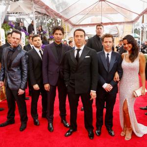 Kevin Dillon Emmanuelle Chriqui Adrian Grenier Jeremy Piven Kevin Connolly and Jerry Ferrara at event of 72nd Golden Globe Awards 2015