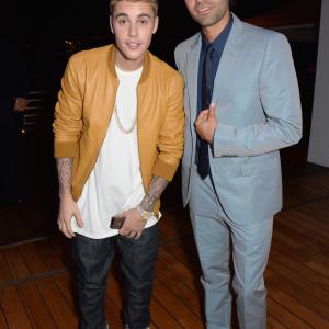 Adrian Grenier and Justin Bieber
