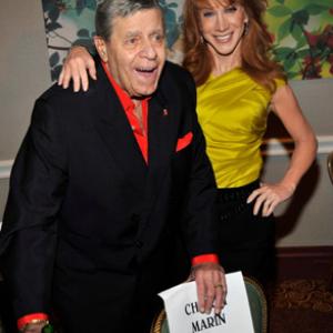 Jerry Lewis and Kathy Griffin