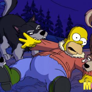 Still of Matt Groening in The Simpsons Movie 2007