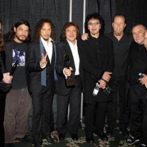 Kirk Hammett, Ozzy Osbourne, Lars Ulrich, James Hetfield, Tony Iommi, Robert Trujillo, Geezer Butler and Bill Ward