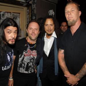 Kirk Hammett Lars Ulrich James Hetfield and Robert Trujillo