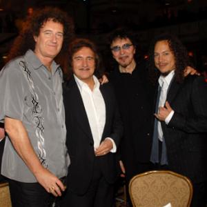 Kirk Hammett Brian May Tony Iommi and Geezer Butler