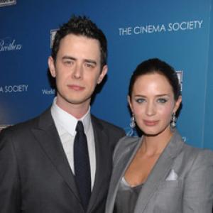Colin Hanks and Emily Blunt at event of The Great Buck Howard 2008