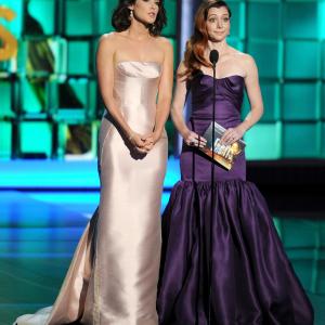 Alyson Hannigan and Cobie Smulders at event of The 65th Primetime Emmy Awards 2013