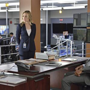Still of Hill Harper and Piper Perabo in Covert Affairs 2010