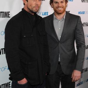 Desmond Harrington and Michael C Hall at event of House of Lies 2012