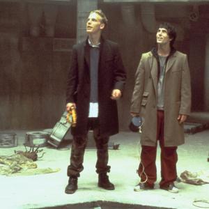 Still of Desmond Harrington and Laurence Fox in The Hole 2001