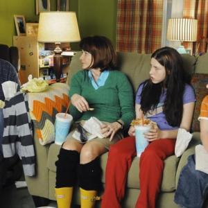 Still of Patricia Heaton Neil Flynn and Atticus Shaffer in The Middle 2009