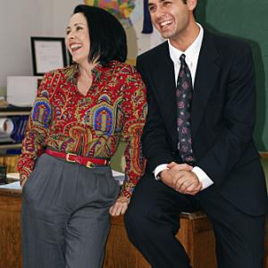Still of Patricia Heaton and James Wolk in Front of the Class 2008
