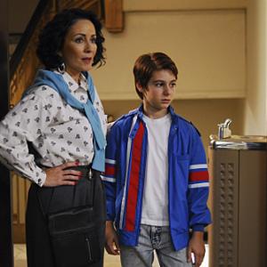 Still of Patricia Heaton and Dominic Scott Kay in Front of the Class 2008