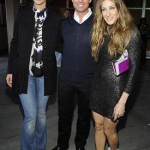 Tom Cruise Sarah Jessica Parker and Katie Holmes at event of 2008 MTV Movie Awards 2008