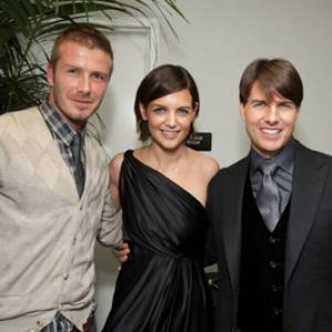 Tom Cruise, Katie Holmes and David Beckham at event of Lions for Lambs (2007)