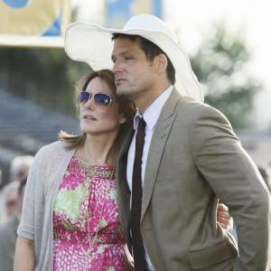 Still of Josh Hopkins and Christa Miller in Cougar Town 2009