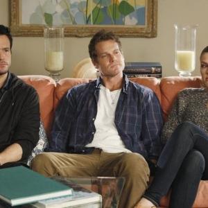 Still of Josh Hopkins, Busy Philipps and Brian Van Holt in Cougar Town (2009)