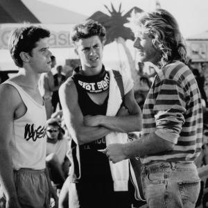Still of C Thomas Howell and Peter Horton in Side Out 1990
