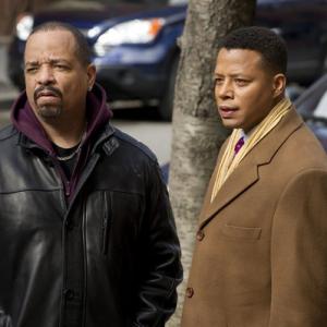 Still of IceT and Terrence Howard in Law amp Order Special Victims Unit 1999