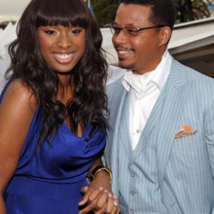 Actress/singer Jennifer Hudson and actor Terrence Howard attend the Winnie Cocktail Party held at the Martini Terraza during the 63rd Annual International Cannes Film Festival on May 16, 2010 in Cannes, France.