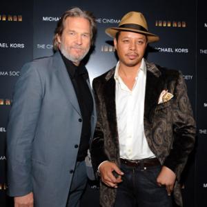 Jeff Bridges and Terrence Howard at event of Gelezinis zmogus 2008