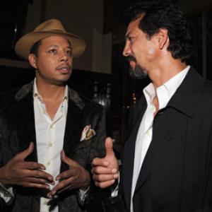Benjamin Bratt and Terrence Howard at event of Gelezinis zmogus (2008)