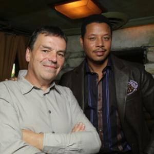 Neil Jordan and Terrence Howard at event of The Brave One 2007