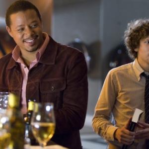 Still of Terrence Howard and Jesse Eisenberg in The Hunting Party (2007)