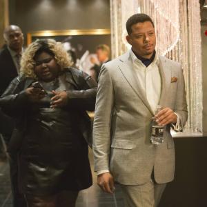 Still of Terrence Howard and Gabourey Sidibe in Empire (2015)
