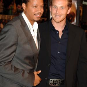 Terrence Howard and Cole Hauser at event of Get Rich or Die Tryin' (2005)