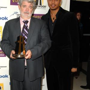 George Lucas and Terrence Howard